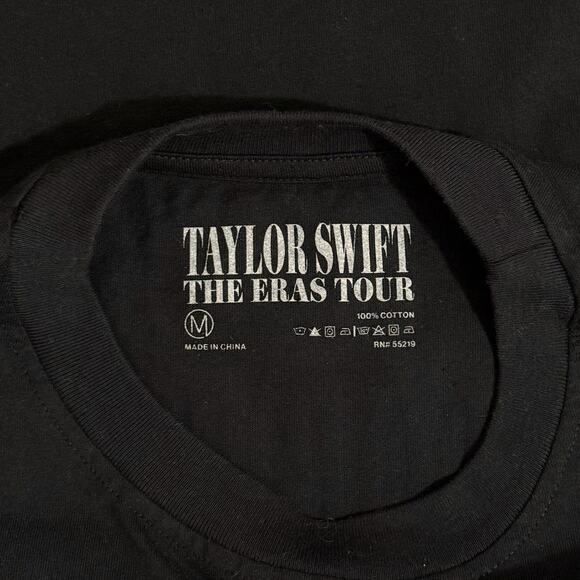 NEW Taylor Swift The Eras Tour Through LA Black T-Shirt Medium Authentic Merch - Picture 3 of 7
